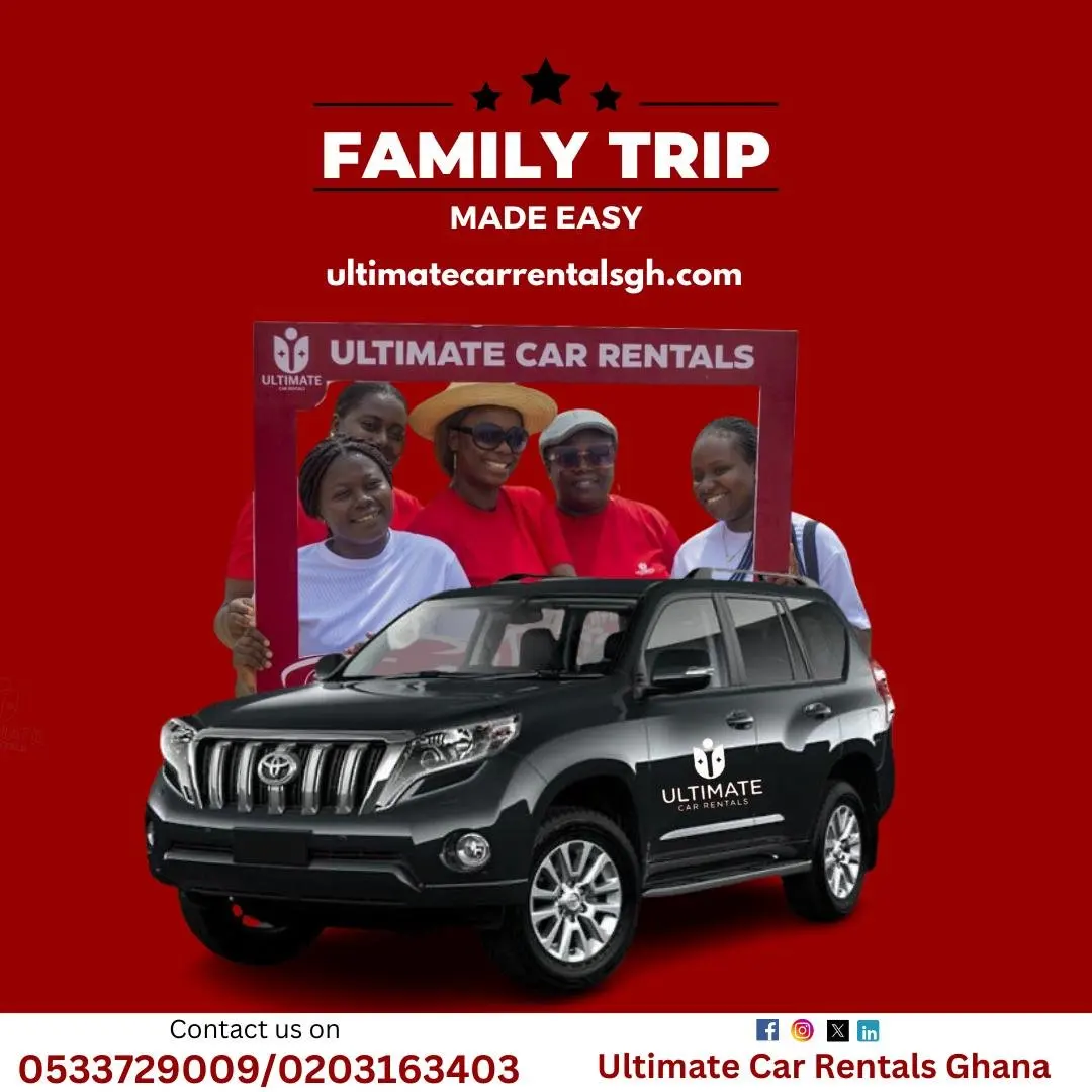 family trip car rentals in takoradi