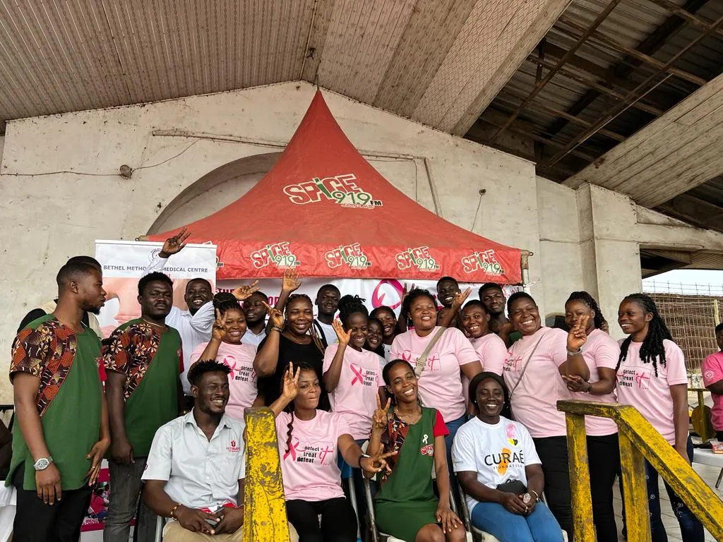 Free breast cancer screening and education event supported by Ultimate Car Rentals Ghana
