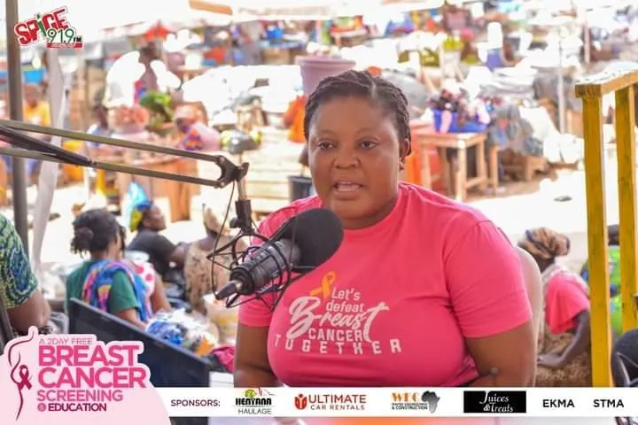 Free breast cancer screening and education event supported by Ultimate Car Rentals Ghana