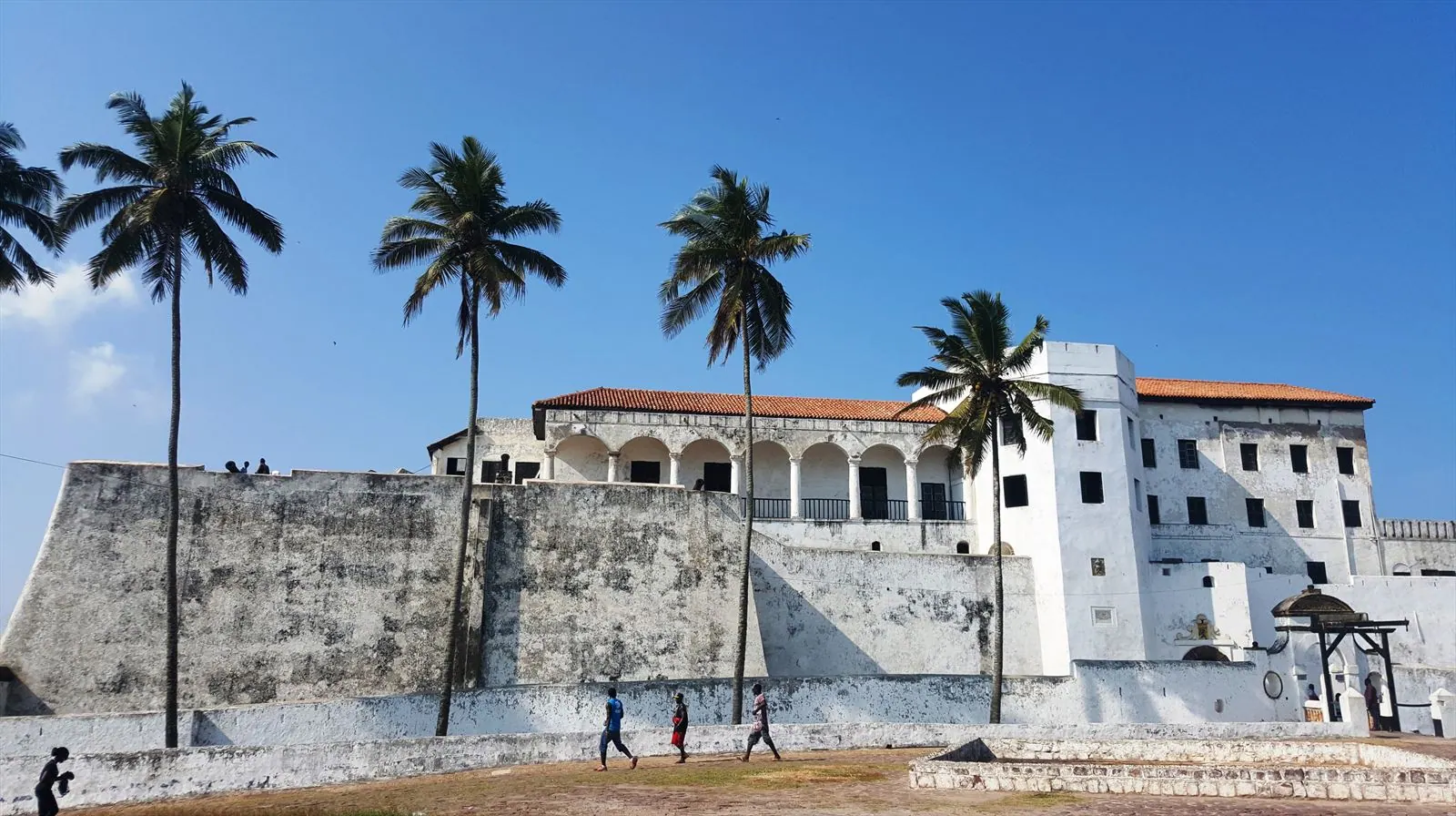 Elmina Castle (St. George's Castle) seen from the front