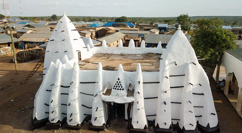Larabanga Mosque, one of Ghana’s popular tourist sites
